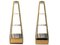 Obelisk Display Stands in Brass and Glass by Willy Rizzo, 1970s, Set of 2, Image 10