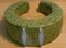 Green Enamelled Ashtray by Roberto Rigon for Bertoncello Ceramiche Darte, Italy, 1970s 6