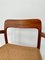 Sillas de comedor No. 56 danesas vintage de teca de Niels O. Møller para JL Møller, años 50. Juego de 2, Imagen 15