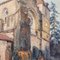 Jean Rigaud, Abtei von Sorde, 1943, Öl auf Karton, gerahmt 5