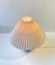 Staubblaue Tischlampe aus Keramik mit geometrischem Dekor von Einar Johansen für Søholm, 1960er 4