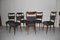 Chaises Mid-Century, Italie, 1950s, Set de 6 2