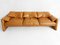 Vintage Maralunga Leather 3-Seater Sofa by Vico Magstretti for Cassina, Imagen 2