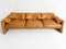 Vintage Maralunga Leder 3-Sitzer Sofa von Vico Magstretti für Cassina 2