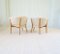 Mid-Century Lounge Charis aus Schaffell & gebeiztem Holz, 1962, 2er Set 6