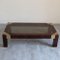 Coffee Table in Briar Root and Brass Inserts with Smoked Glass by Jean Claude Mahey, France, 1970s, Image 1