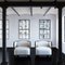 Odette Curvy Club Chair with Black Oak Wood Frame from Fred & Juul 7