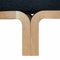 Odette Curvy Club Chair with Black Oak Wood Frame from Fred & Juul 5