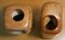 Vasen mit geometrischen Formen von Roberto Rigon für Bertoncello Ceramiche Darte, Italien, 1970er, 2er Set 4