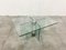Table Basse Vintage en Verre attribuée à Peter Ghyczy, 1970s 2