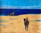 Monika Rossa, A Beach, 2024, Oil on Canvas 1