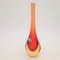 Vaso Sommerso in vetro di Murano di Flavio Poli, 1959, Immagine 1