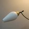 Vintage Italian Ceiling Lamp with Three White Opaline Diffusers 4