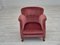 Poltrone in velluto rosa chiaro, Danimarca, anni '60, set di 2, Immagine 12