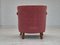 Poltrone in velluto rosa chiaro, Danimarca, anni '60, set di 2, Immagine 9