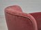 Poltrone in velluto rosa chiaro, Danimarca, anni '60, set di 2, Immagine 13