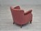 Poltrone in velluto rosa chiaro, Danimarca, anni '60, set di 2, Immagine 6