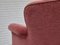 Poltrone in velluto rosa chiaro, Danimarca, anni '60, set di 2, Immagine 8