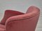 Poltrone in velluto rosa chiaro, Danimarca, anni '60, set di 2, Immagine 22