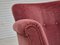 Poltrone in velluto rosa chiaro, Danimarca, anni '60, set di 2, Immagine 14