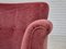 Poltrone in velluto rosa chiaro, Danimarca, anni '60, set di 2, Immagine 15