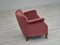 Poltrone in velluto rosa chiaro, Danimarca, anni '60, set di 2, Immagine 7