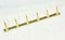 Mid-Century Brass Wall Coat Rack, 1960s 2