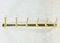 Mid-Century Brass Wall Coat Rack, 1960s 7