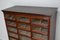 Vintage Dutch Oak / Mahogany Haberdashery Shop Cabinet, 1930s 16