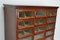 Vintage Dutch Oak / Mahogany Haberdashery Shop Cabinet, 1930s 4