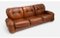 Midcentury Modern Italian Leather Three-Seater Sofa, 1970s, Image 3