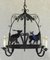 French Wrought Iron Chandelier, 1900 7