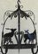 French Wrought Iron Chandelier, 1900 2