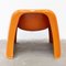 Sedia arancione di Sergio Mazza per Artemide, anni '70, Immagine 7