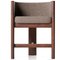 Modern Brass and Grey Boucle Malta 3 Leg Bar Chair by Egg Designs 4