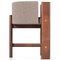 Modern Brass and Grey Boucle Malta 3 Leg Bar Chair by Egg Designs 2