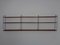 Schwedisches Wandregal aus Teak & Metall von Kajsa & Nils Nisse Strinning für String, 1950er 3