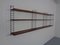 Schwedisches Wandregal aus Teak & Metall von Kajsa & Nils Nisse Strinning für String, 1950er 5