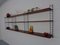 Schwedisches Wandregal aus Teak & Metall von Kajsa & Nils Nisse Strinning für String, 1950er 9
