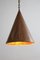 Brutalist Danish Hand-Hammered Copper Pendant Lamp from ES Horn Aalestrup, 1960s 2