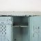 Vintage Industrial 3-Door Blue Locker from Strafor 2