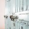 Vintage Industrial 3-Door Blue Locker from Strafor 3