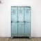 Vintage Industrial 3-Door Blue Locker from Strafor 1