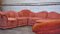 Vagues SofaElements in Coral Ribbed Fabric from Roche Bobois, Set of 10, Image 6