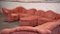Vagues SofaElements in Coral Ribbed Fabric from Roche Bobois, Set of 10, Image 3