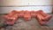 Vagues SofaElements in Coral Ribbed Fabric from Roche Bobois, Set of 10, Image 2