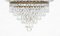 French Tiered Crown Waterfall Crystal Chandelier, 1930s 1