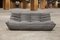 Grey Microfiber Togo 3-Seat Sofa by Michel Ducaroy for Ligne Roset 1