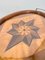Antique Tray with Elaborate Wooden Inlays in the Shape of a Star, 1900s, Image 7