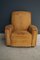 French Leather Club Chair, 1950s 1